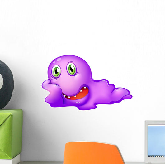 A Purple Monster Wall Decal