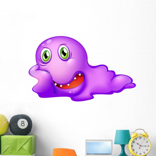 A Purple Monster Wall Decal