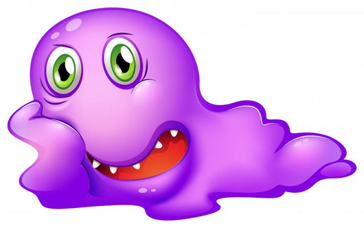 A Purple Monster Wall Decal