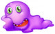 A Purple Monster Wall Decal