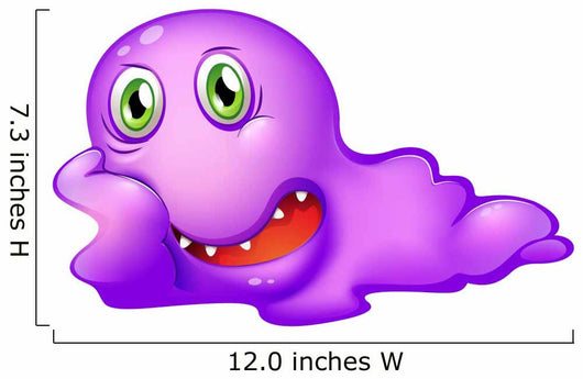 A Purple Monster Wall Decal