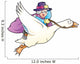 Mother Goose Wall Decal