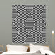Hexagons texture. Seamless geometric pattern. Wall Mural