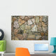 Yellow Stone Wall Wall Mural