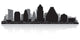 Austin City Skyline Silhouette