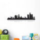 Detroit City Skyline Silhouette
