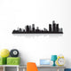 Detroit City Skyline Silhouette