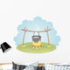 Pot with Food Fire Wall Mural
