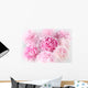 Floral background of pink peonies varieties Albert Kruss Wall Mural