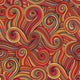 Seamless Wave Hand-Drawn Pattern Wall Mural