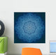 Ornamental Round Lace Pattern Circle Wall Mural
