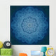 Ornamental Round Lace Pattern Circle Wall Mural