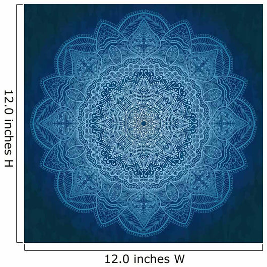 Ornamental Round Lace Pattern Circle Wall Mural