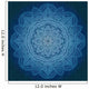 Ornamental Round Lace Pattern Circle Wall Mural