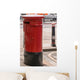 Red and Black Post Wall Mural