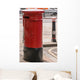 Red and Black Post Wall Mural