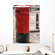 Red and Black Post Wall Mural