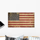 Usa Aged Flat Flag