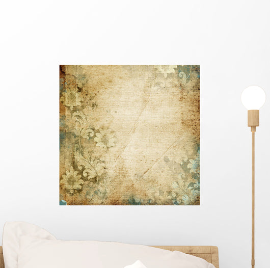 Grunge Floral with Space