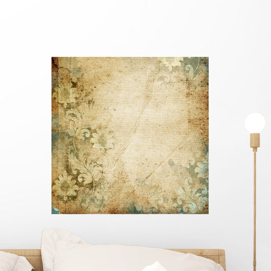 Grunge Floral with Space