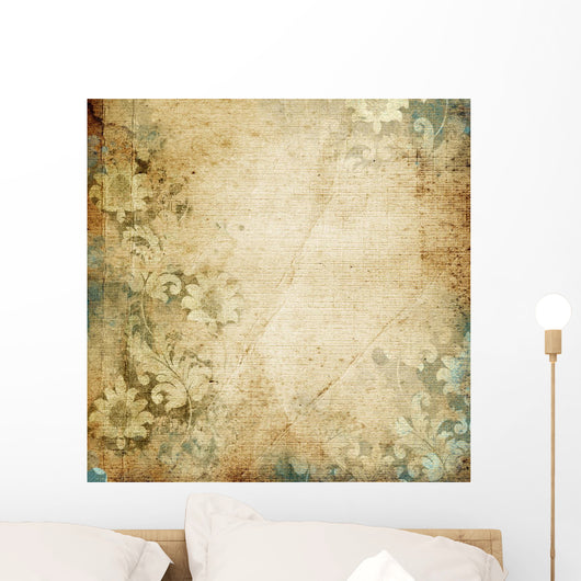 Grunge Floral with Space