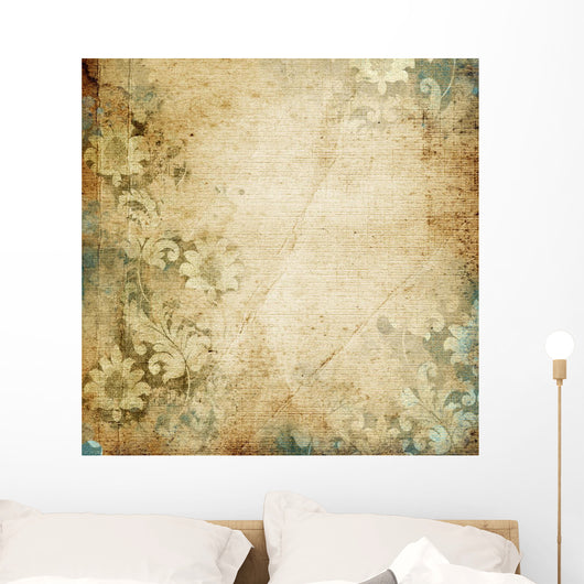 Grunge Floral with Space