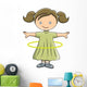 Girl Doing Hula Hoop Wall Mural