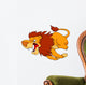 Lion Cartoon Running Wall Decal