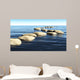 Path of Stones on the Water Wall Mural
