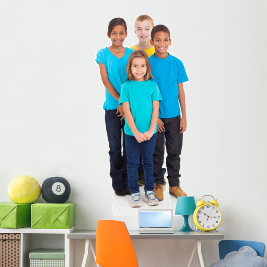 Group Kids Standing Together