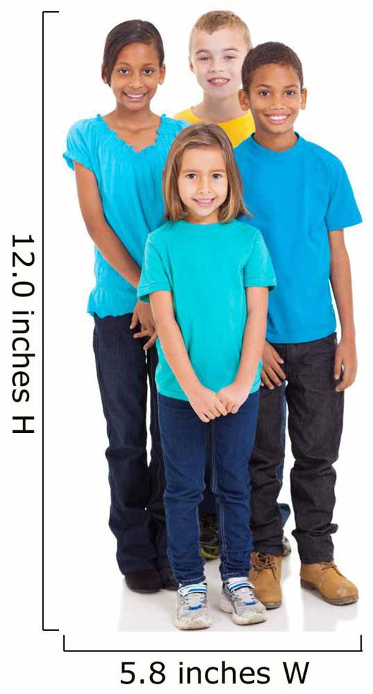 Group Kids Standing Together