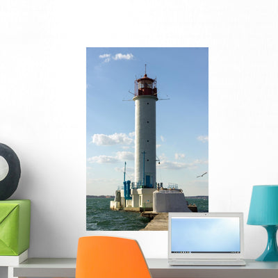 Black Sea Lighthouse shown on a wall