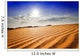 Sun Under Red Sand Dunes. Wall Mural