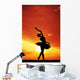 Dancer Sunset Wall Mural
