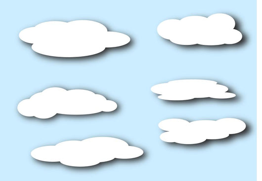 Clouds. Wall Decal