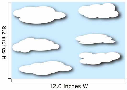 Clouds. Wall Decal