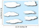 Clouds. Wall Decal