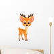 Cute Deer Cartoon Wall Decal