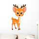 Cute deer cartoon Wall Decal