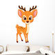 Cute deer cartoon Wall Decal