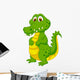 Cute crocodile cartoon Wall Decal