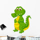 Cute crocodile cartoon Wall Decal