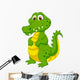 Cute crocodile cartoon Wall Decal