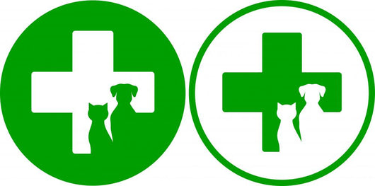 green veterinary icons Wall Decal