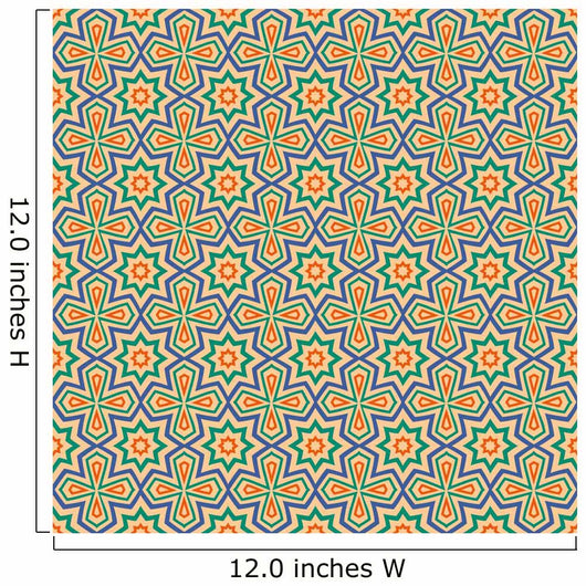 Seamless background with Arabic or Islamic ornaments style patte Wall Mural