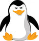 Angry Penguin Wall Decal