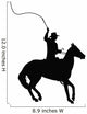 Horseman with Whip Wall Decal