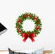 Christmas wreath Wall Decal