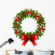 Christmas wreath Wall Decal