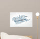 Accounting word cloud with data sheet background Wall Decal